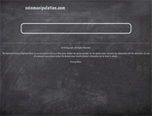 Tablet Screenshot of coinmanipulation.com